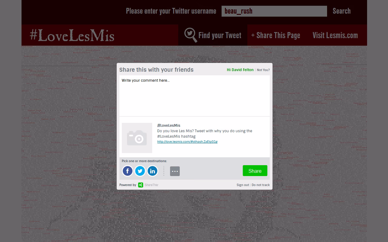 #LoveLesMis – screenshot 3