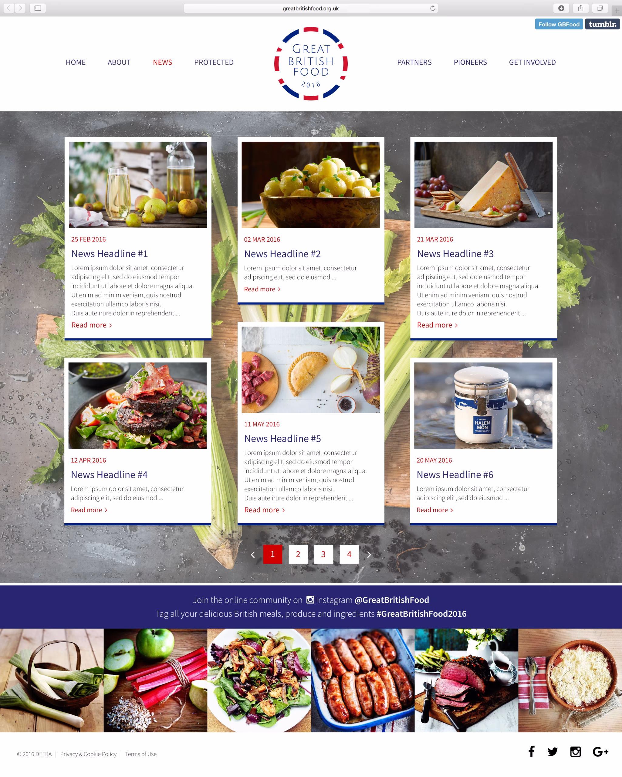 Great British Food Campaign – screenshot 2