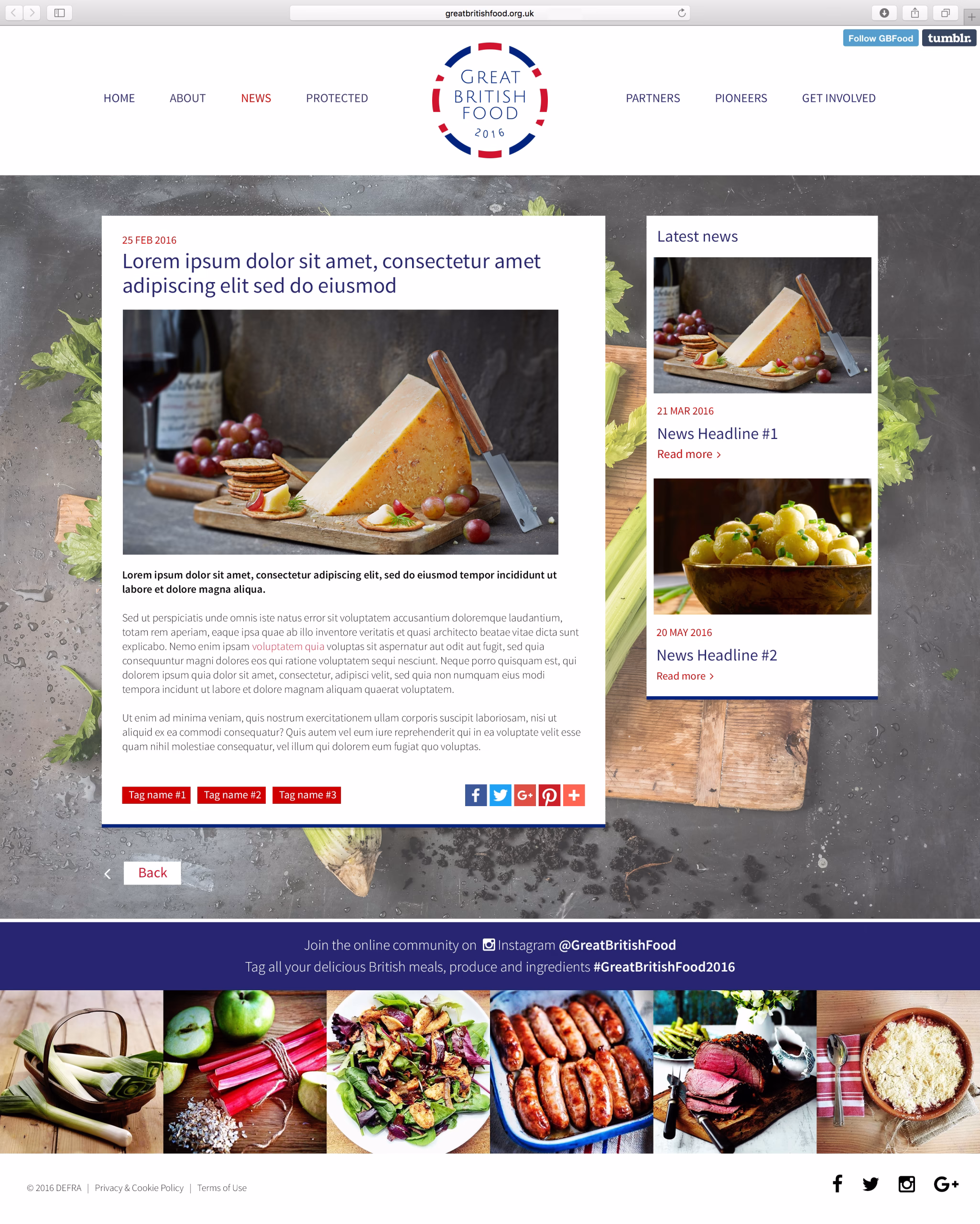 Great British Food Campaign – screenshot 3