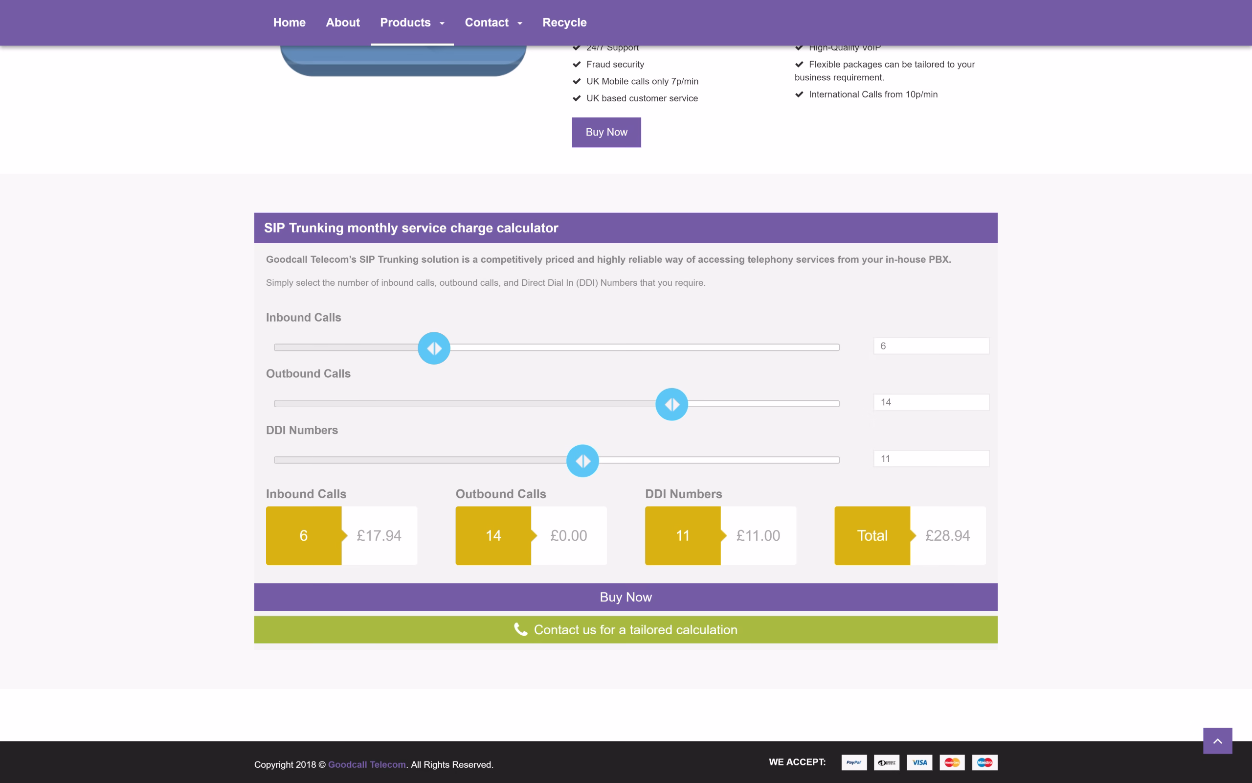 Goodcall Telecom – screenshot 5