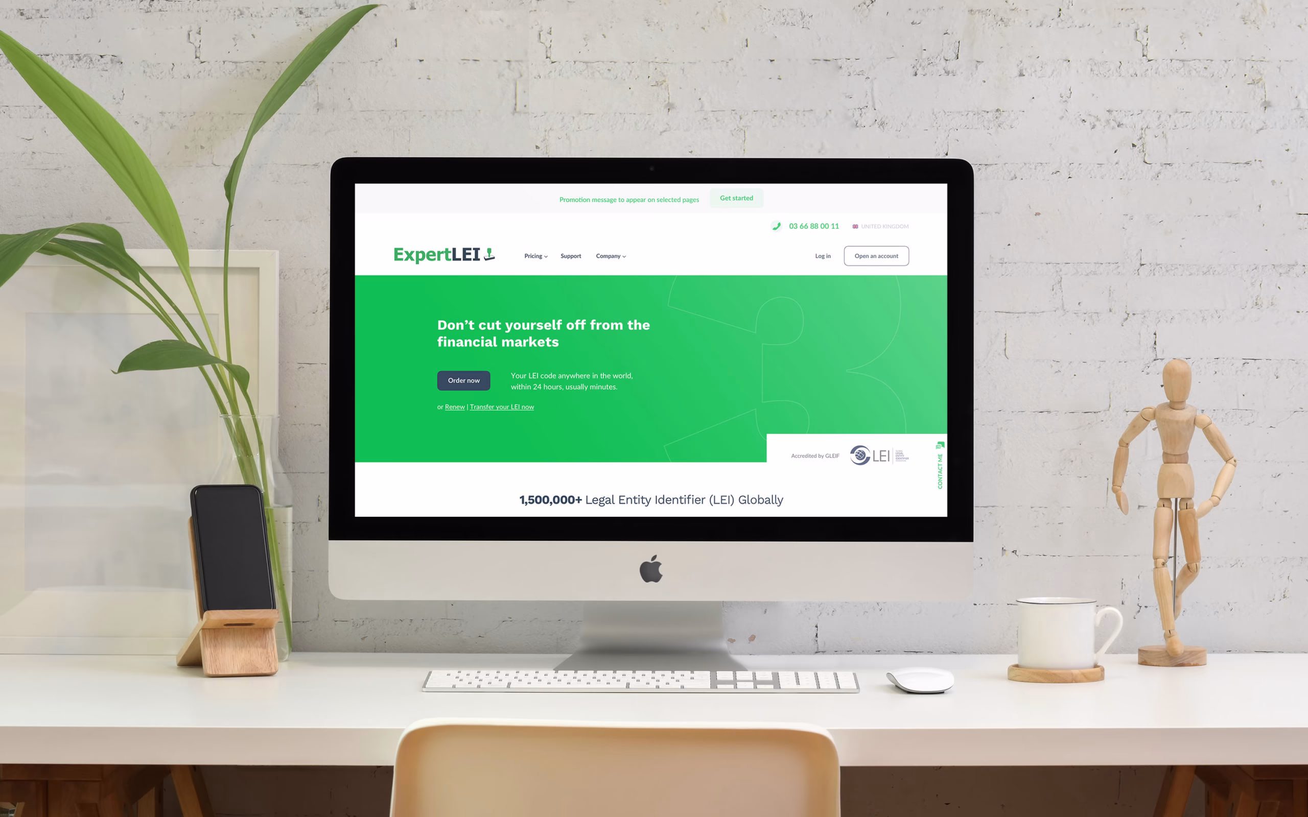 ExpertLEI – project mockup