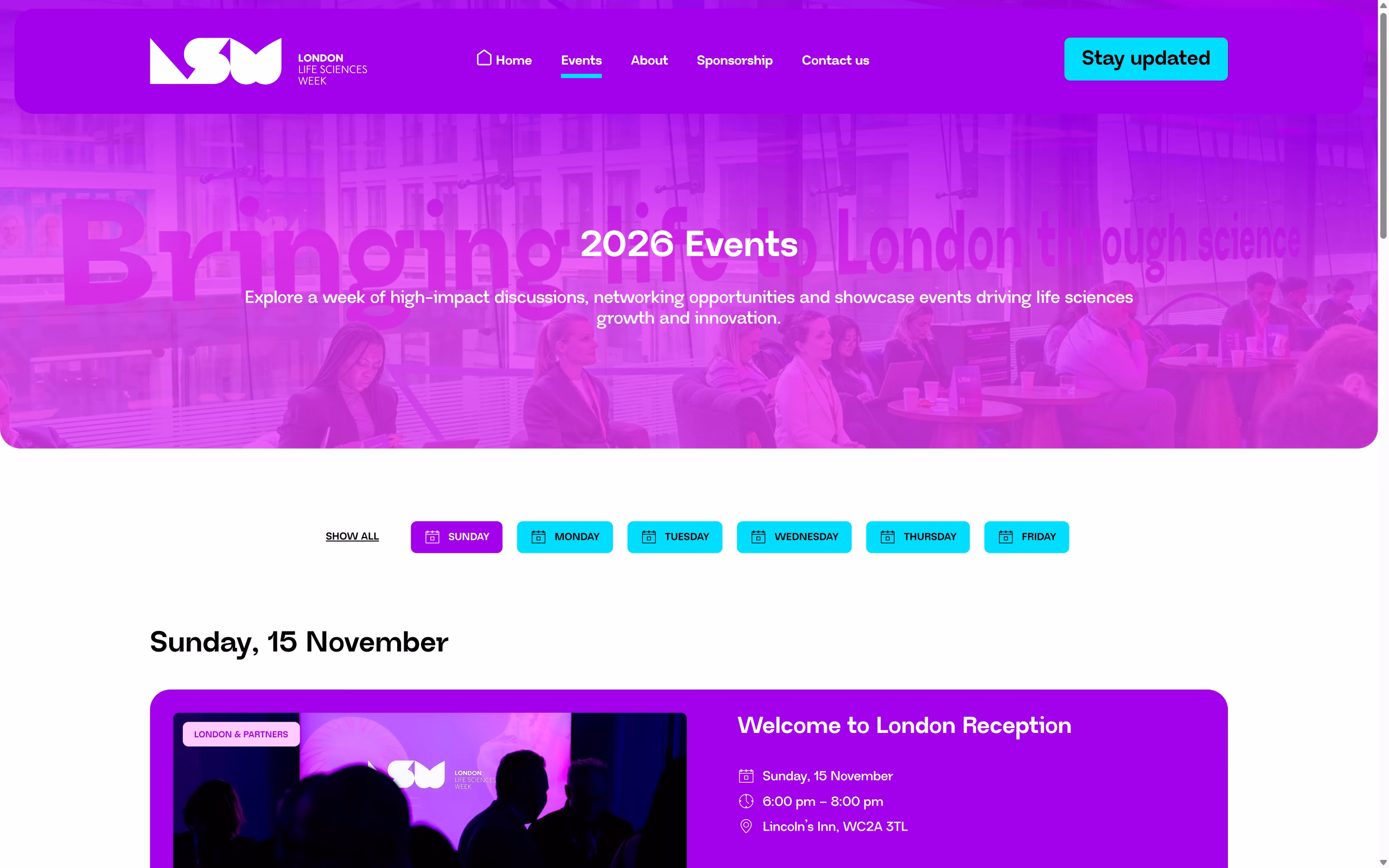 London Life Sciences Week – screenshot 2